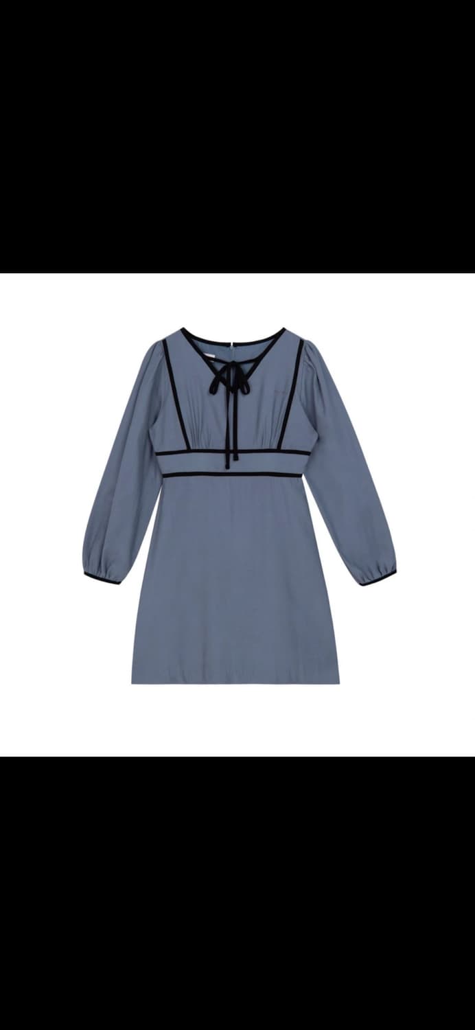 새상품)하트클럽 하늘색 원피스 s사이즈 하객룩 데이트룩 쌉가능 상품이미지3