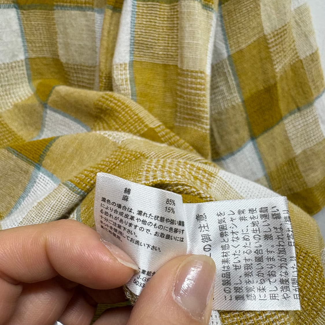 SELF SERVICE 체크 모리걸 히피 블라우스 JPN 상품이미지4