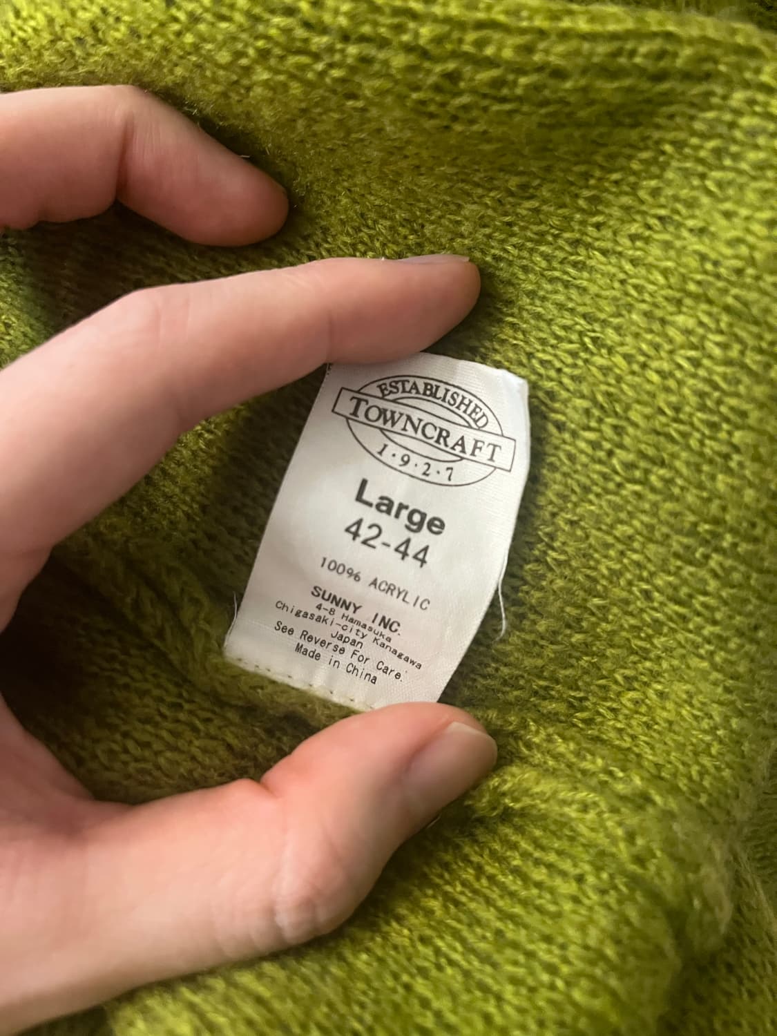 Penny’s TOWNCRAFT 블랙 라벨 가디건 상품이미지2