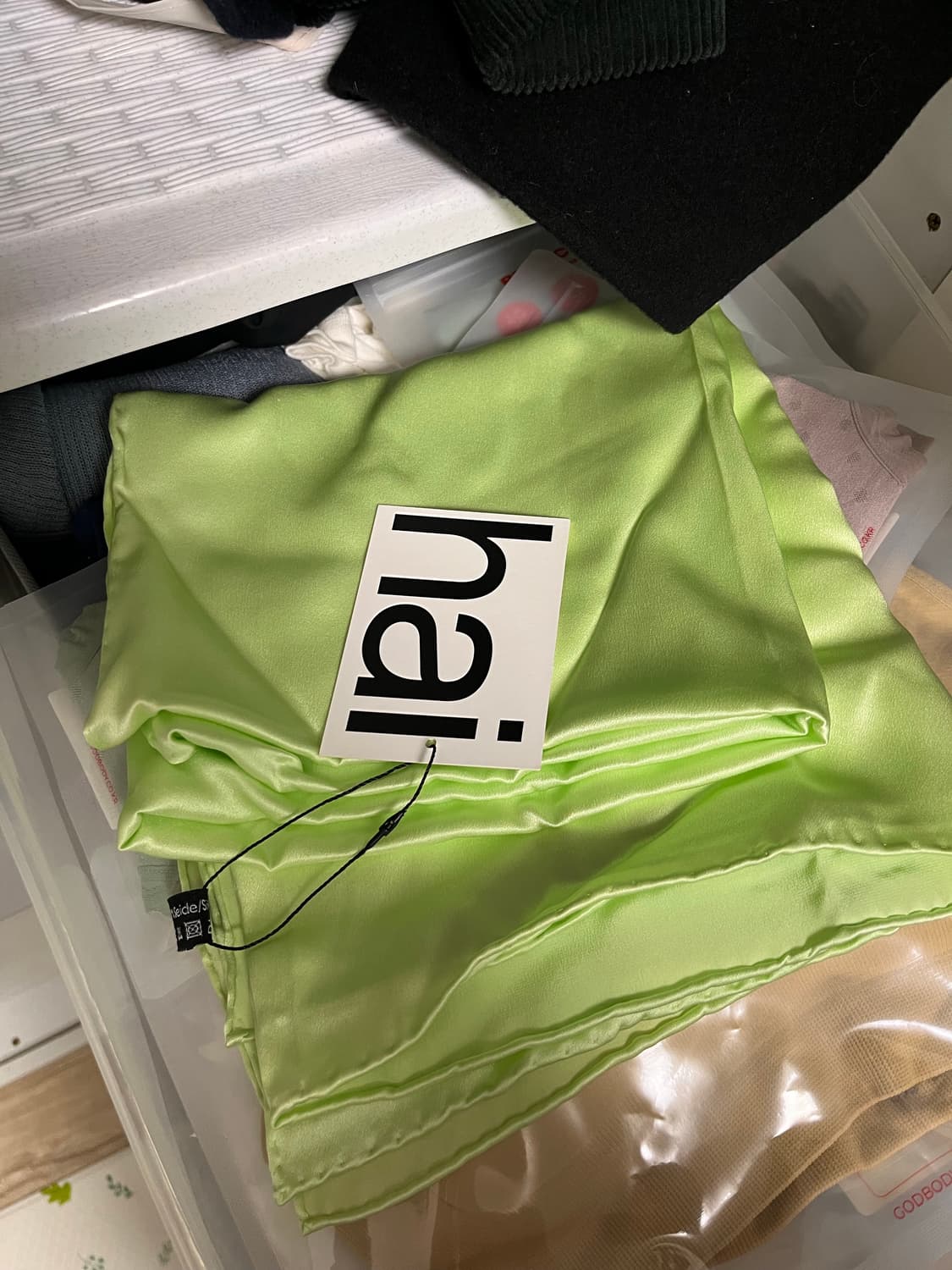 홈오브하이 세틴 스카프 상품이미지5