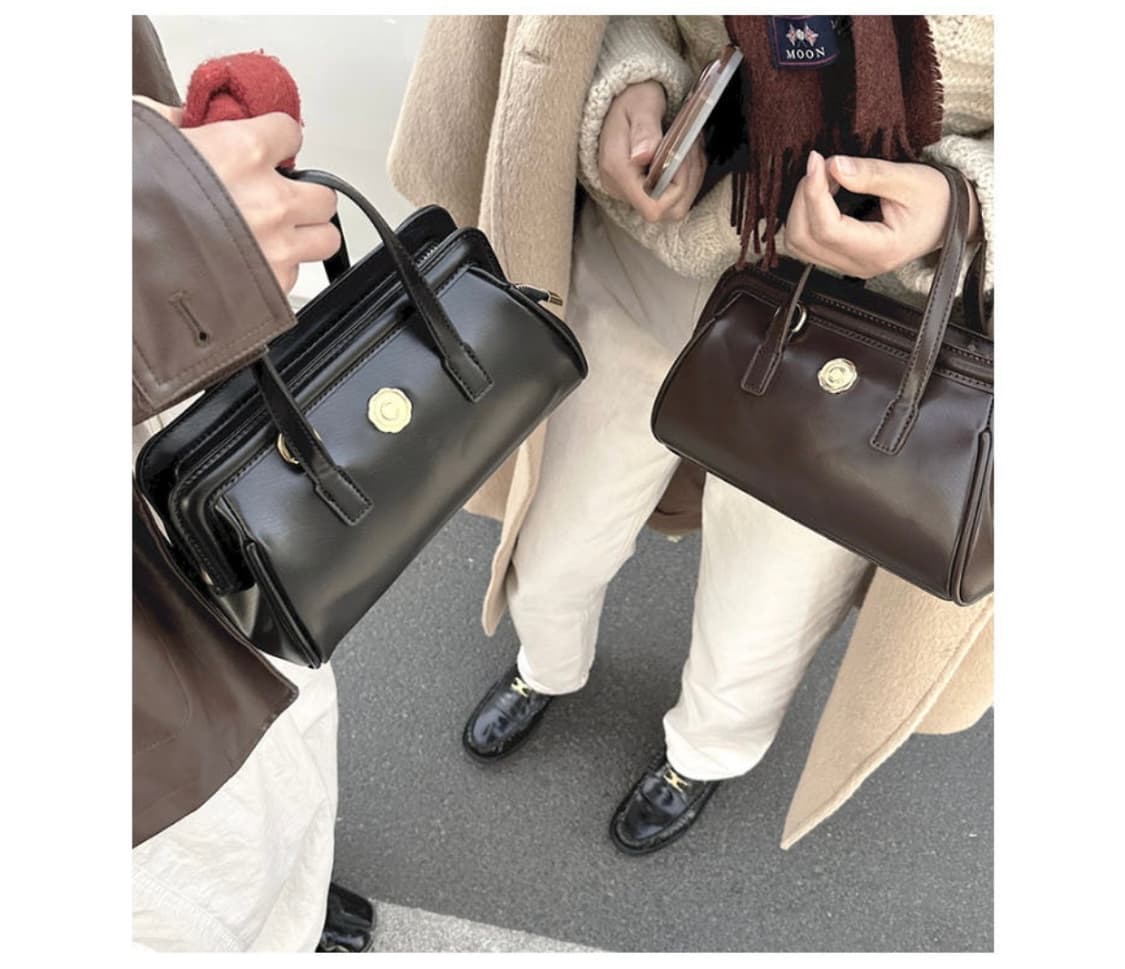 택포)새상품)금장 도트백 크로스백 상품이미지1