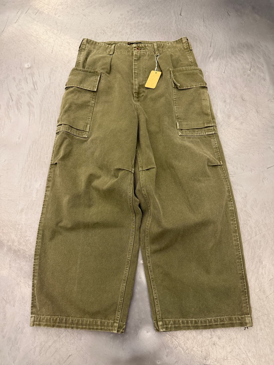 J.S.HOMESTEAD HEAVY CANVAS 홈스테드 캔버스와이드팬츠 상품이미지1