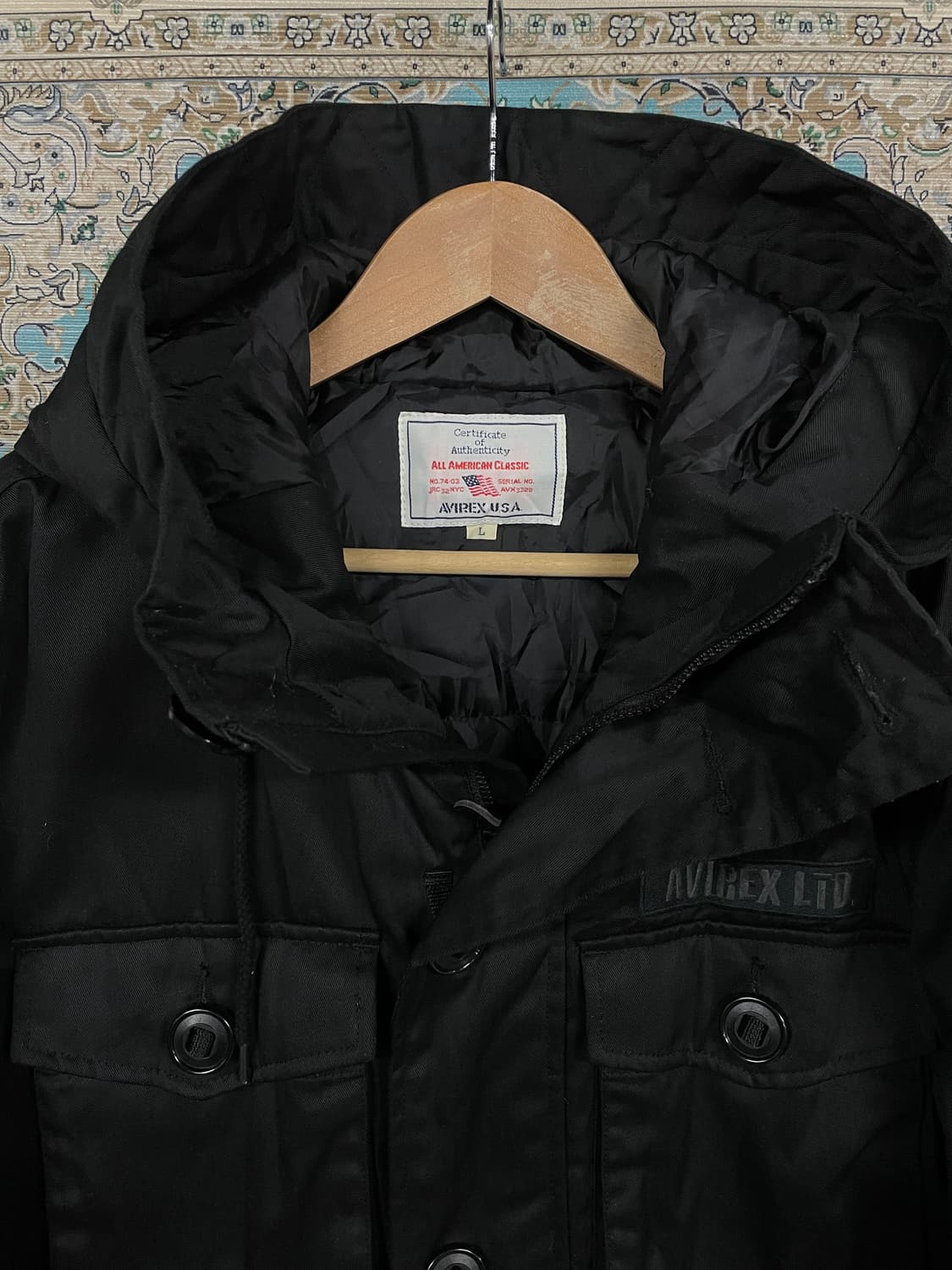 아비렉스 밀리터리 후드자켓1643 상품이미지2