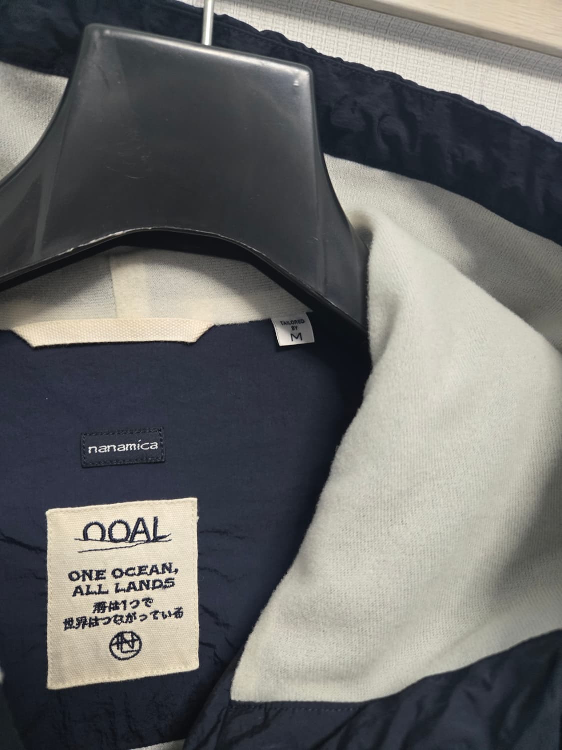 나나미카 윈드파카 네이비 M 상품이미지2