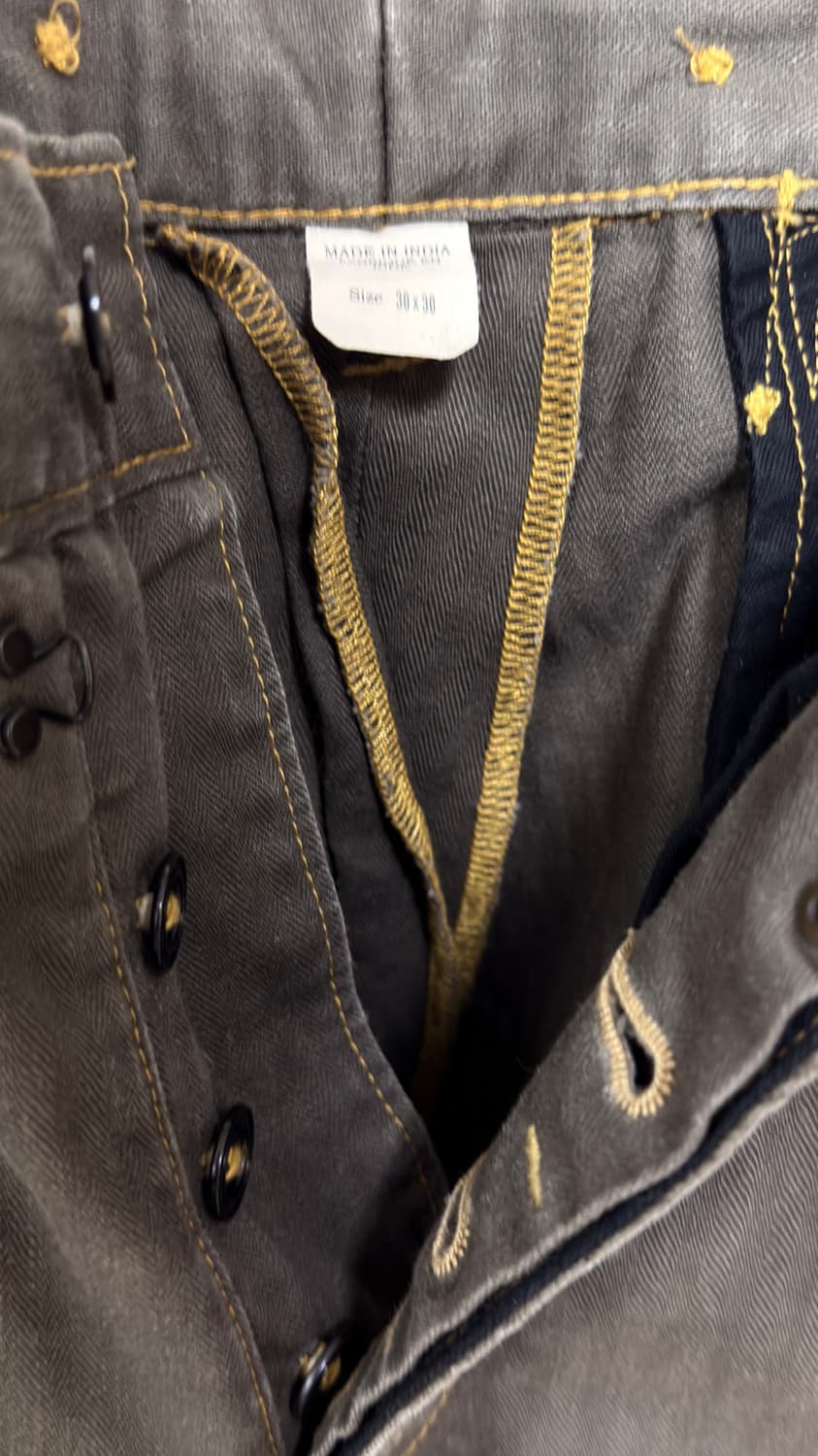 Rrl 더블알엘 헤링본 30x30 꿀매 상품이미지3