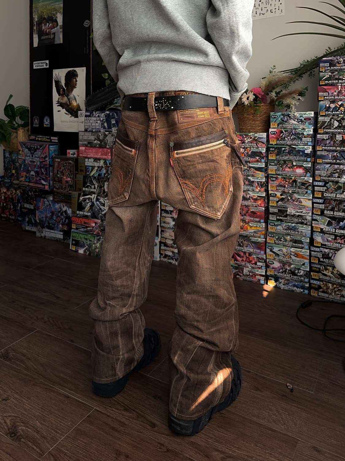 Edwin Blue Trip 503 레더 워시드 진 상품이미지1