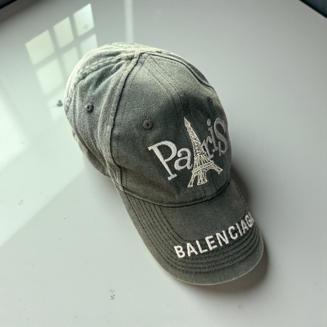 L(59)/ 발렌시아가 파리타워 워싱 볼캡 상품이미지4