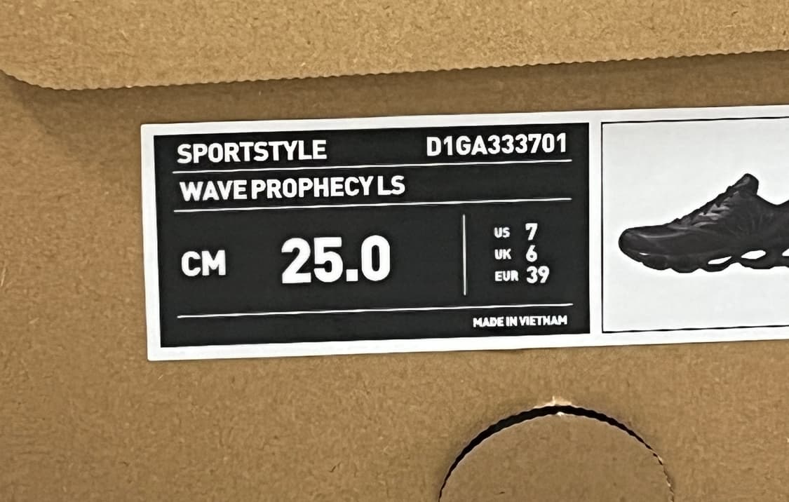 [새상품] 미즈노 웨이브 프로페시 LS 블랙 상품이미지2