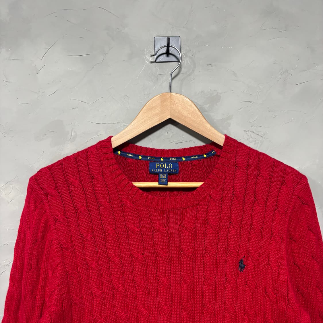 폴로 랄프로렌 신형 꽈배기 니트 상품이미지2