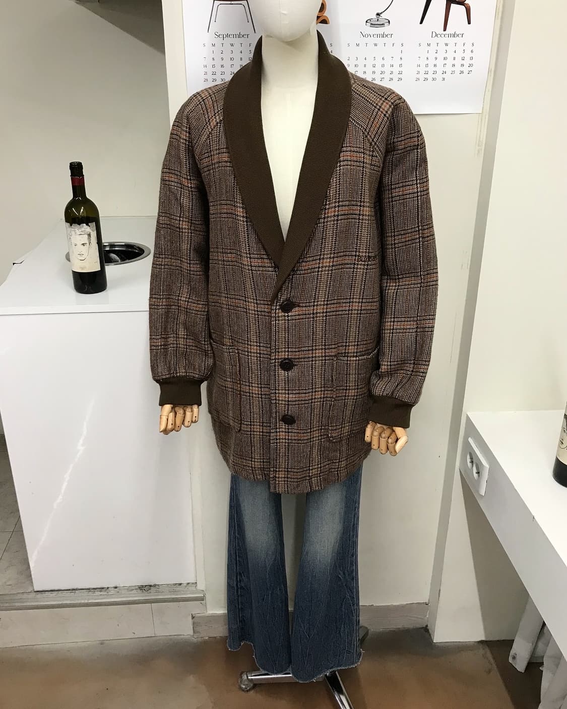 버버리 로고 체크 누빔 코트 상품이미지7