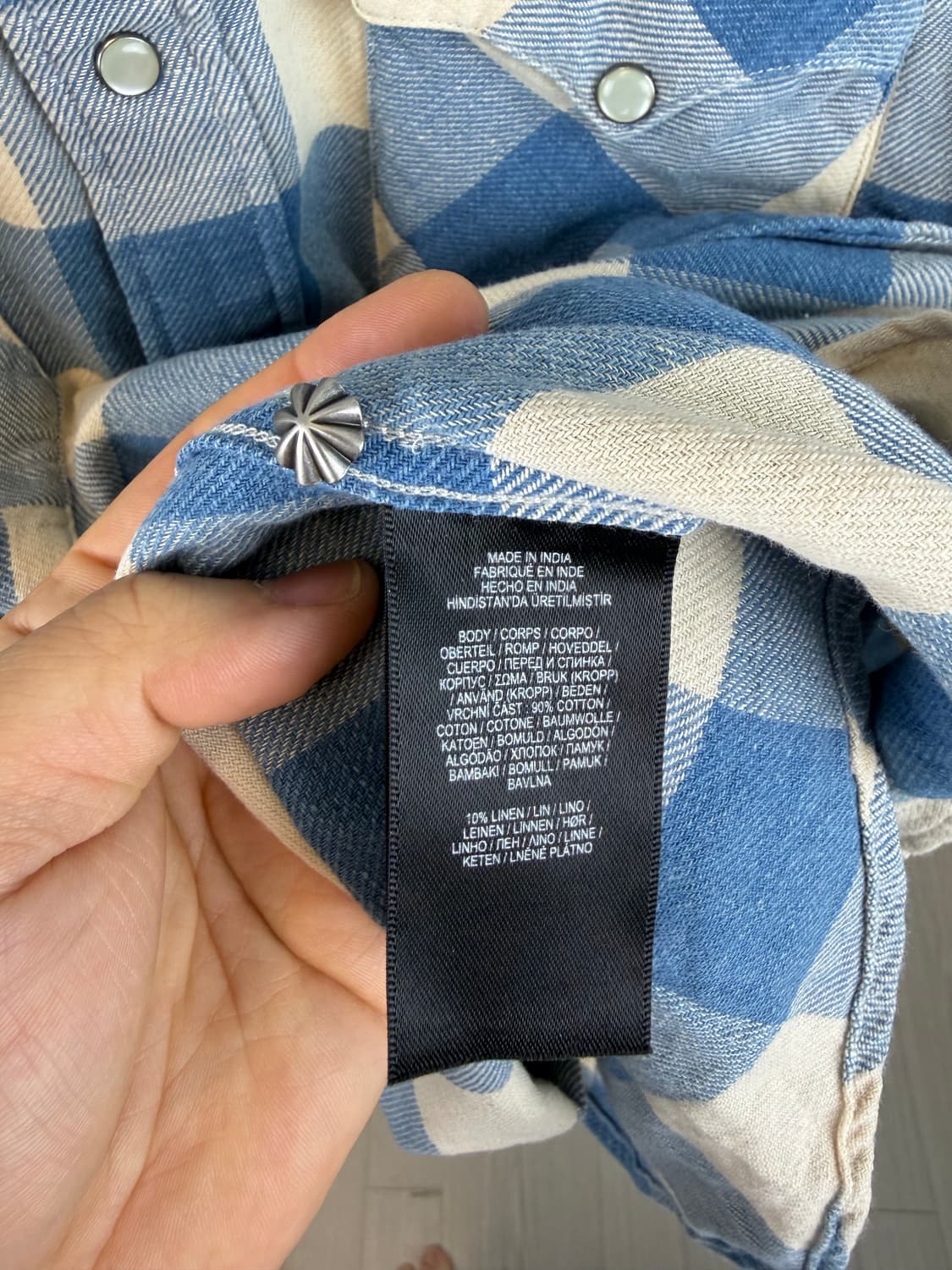 [RRL] 더블알엘 버팔로 웨스턴 플란넬 셔츠 플레이드 (변요한 착용) 상품이미지6