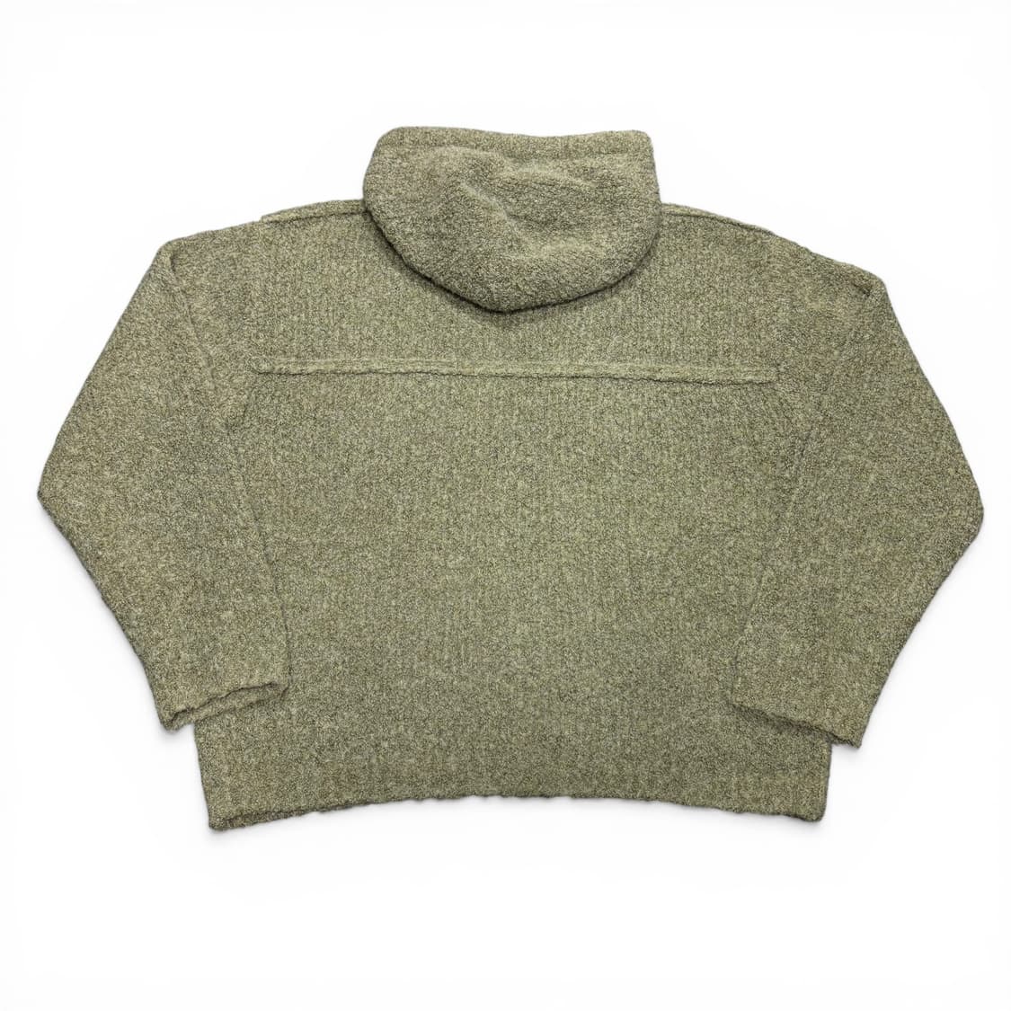 M 쿠어 COOR 카키 부클레 니트후드 상품이미지2