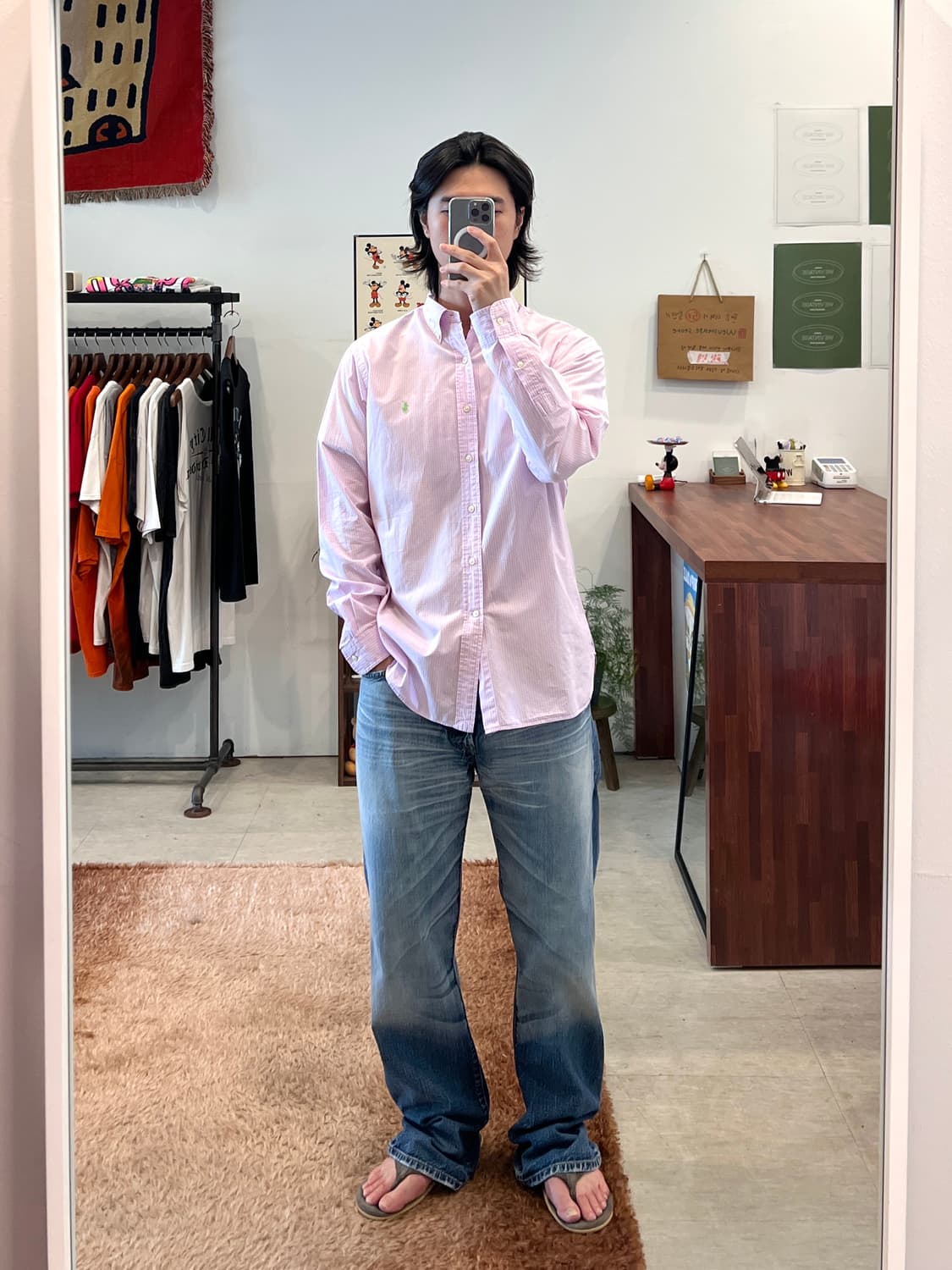 Polo ralph lauren 폴로 랄프로렌 깅엄 체크 셔츠 상품이미지2