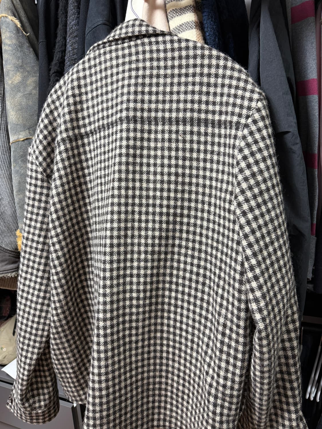 DE BONNE FACTURE 드본팩쳐 울 100% 체크 자켓 상품이미지2