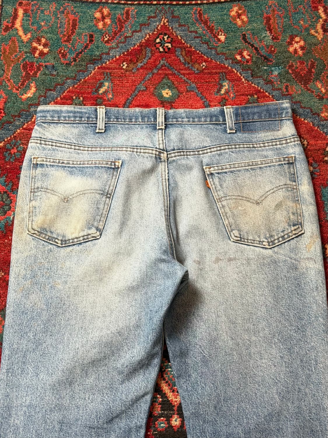 80's USA Made 빈티지 리바이스 517 오렌지탭 부츠컷 상품이미지6