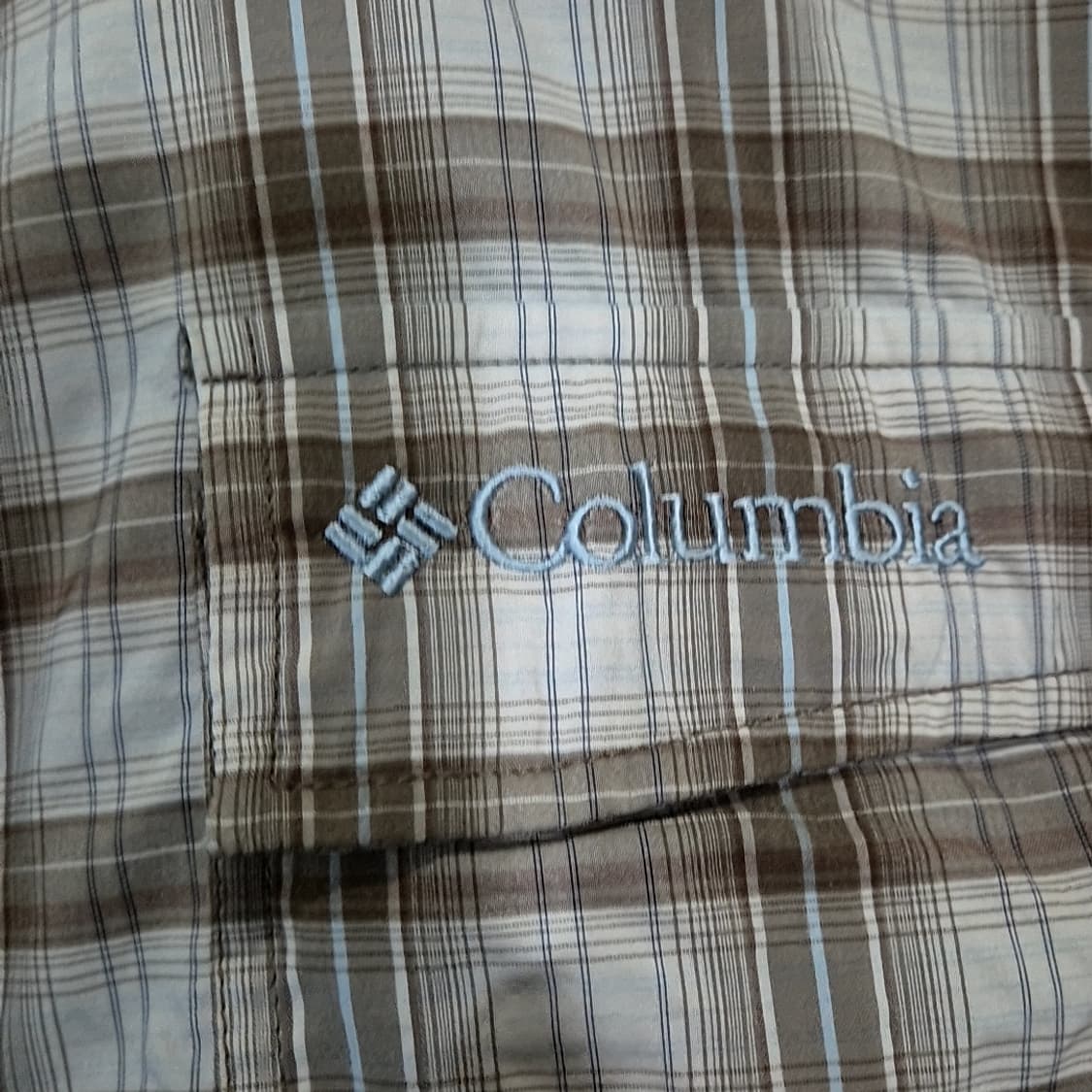 Columbia 콜롬비아 자수 로고 체크 셔츠 상품이미지3