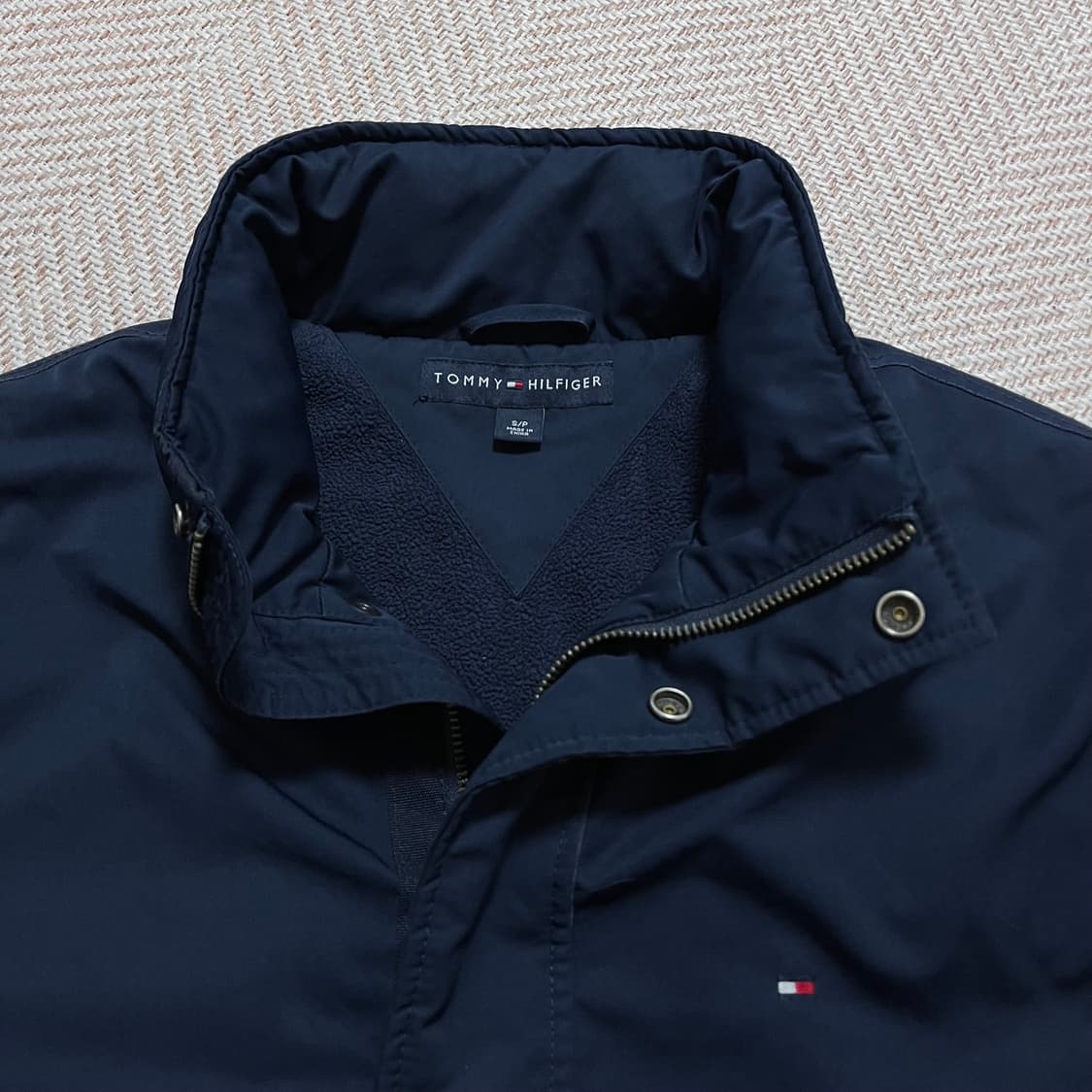 [정품] 타미 네이비 안감기모 두툼 점퍼 [ S ] 상품이미지3