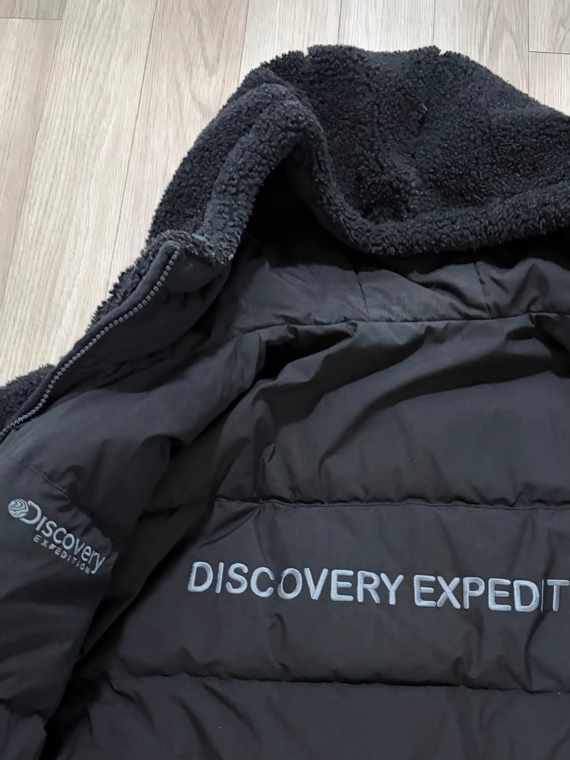 디스커버리 구스다운 양면 패딩 남성 105 상품이미지2