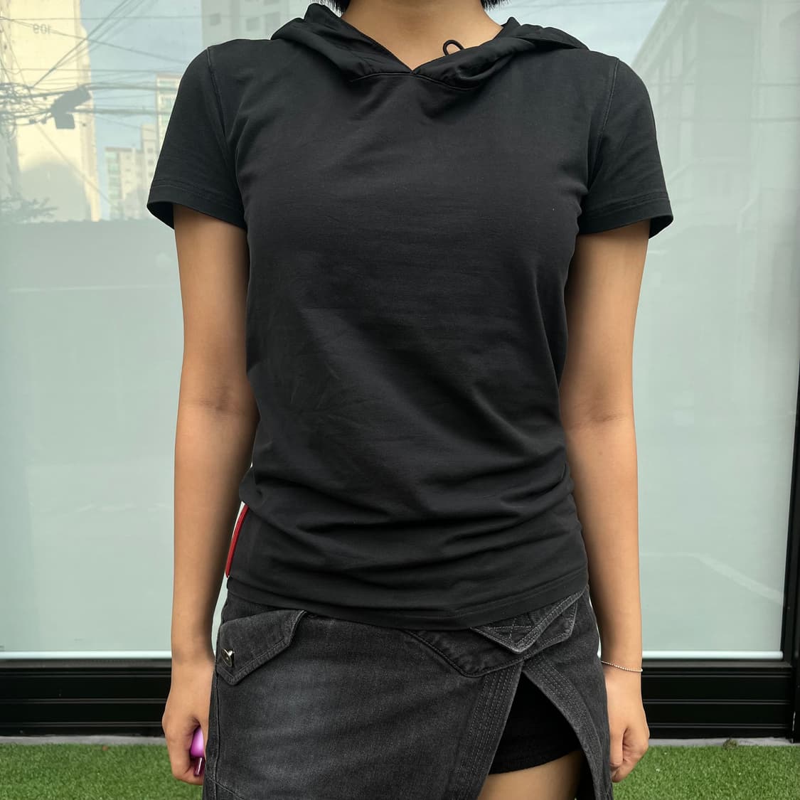 [S] Prada Sport Women's Black Hoodie 상품이미지4