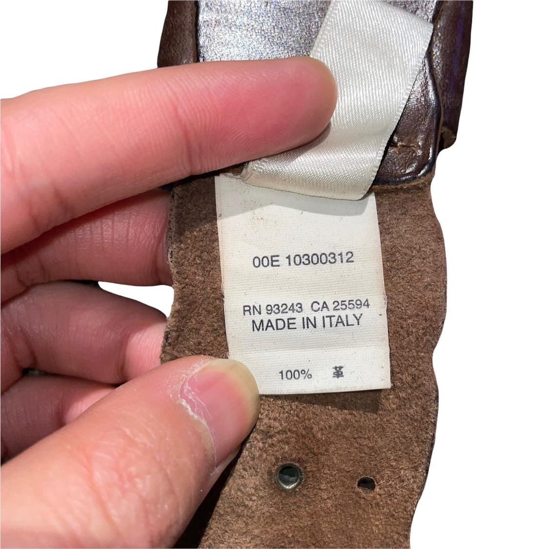 디젤 빈티지 스터드 벨트(Made in Italy) 상품이미지5