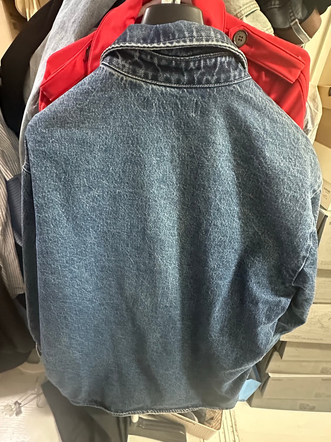 [L] 라프시몬스 아카이브 데님 셔츠 자켓 상품이미지2