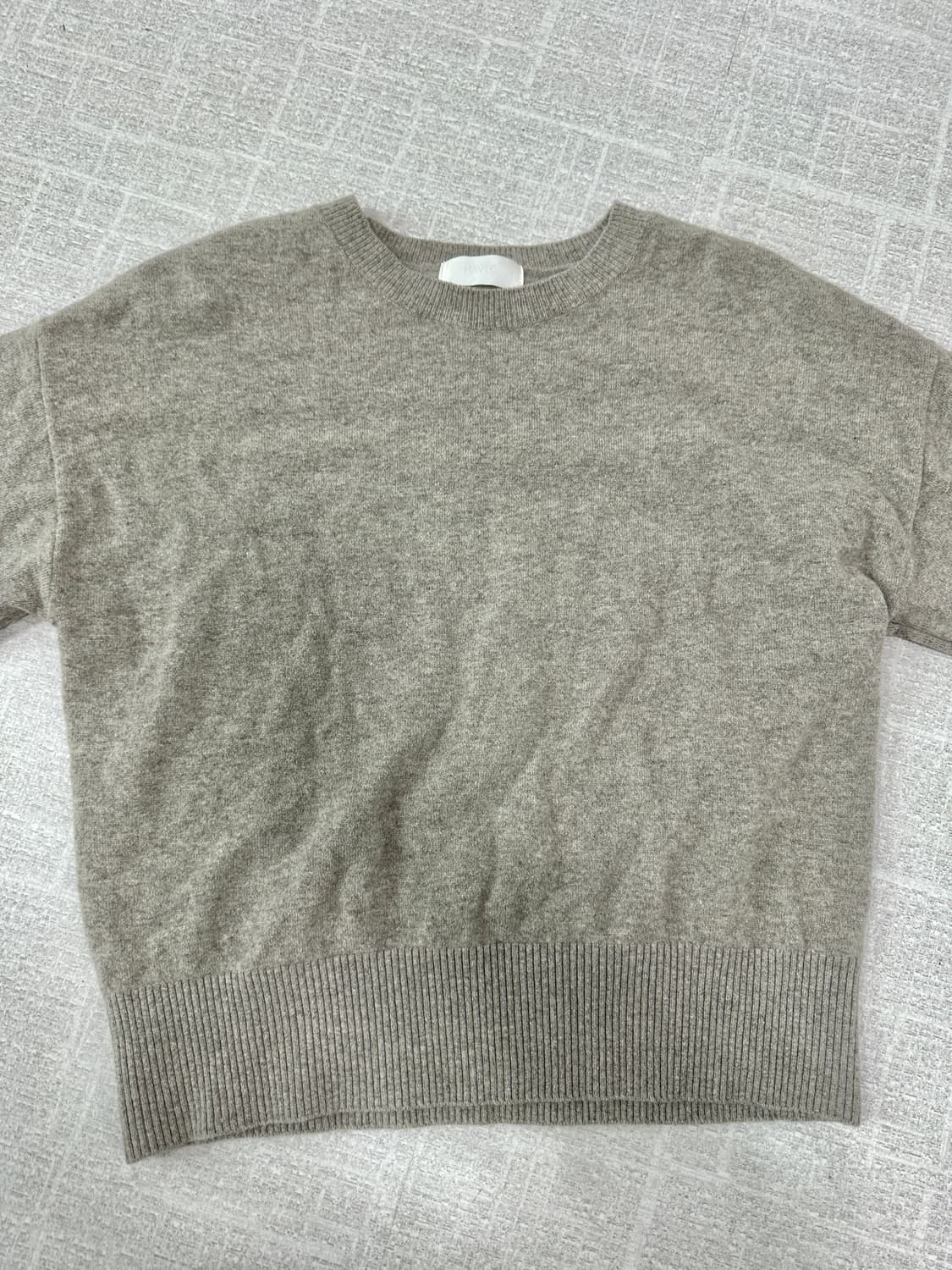 havec 울캐시미어 숏니트 상품이미지3