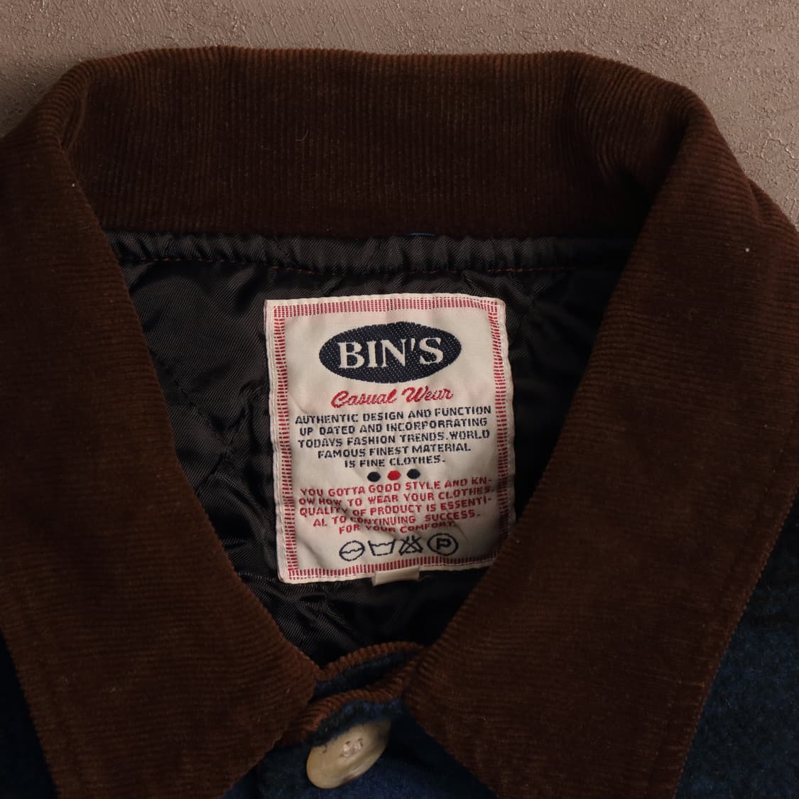 빈티지 USA 플란넬 누빔 자켓 A1838 상품이미지3