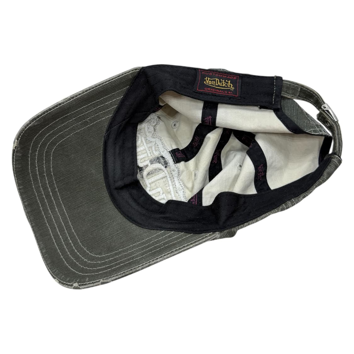 본더치 빈티지 그런지 데미지 워싱 펑크 Y2K 볼캡 모자 상품이미지4