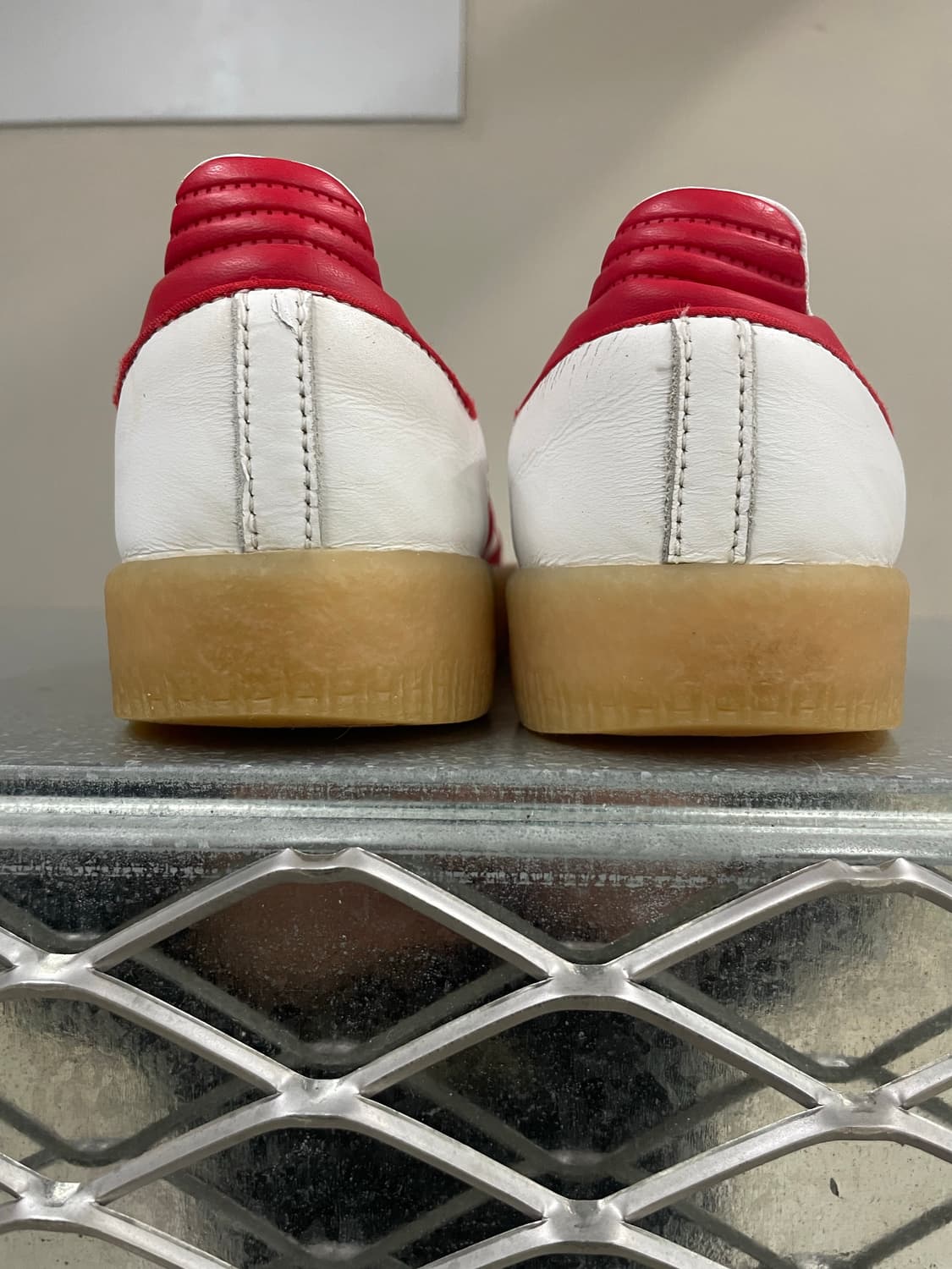 아디다스 삼바OG 화이트 솔라 레드 250 상품이미지10
