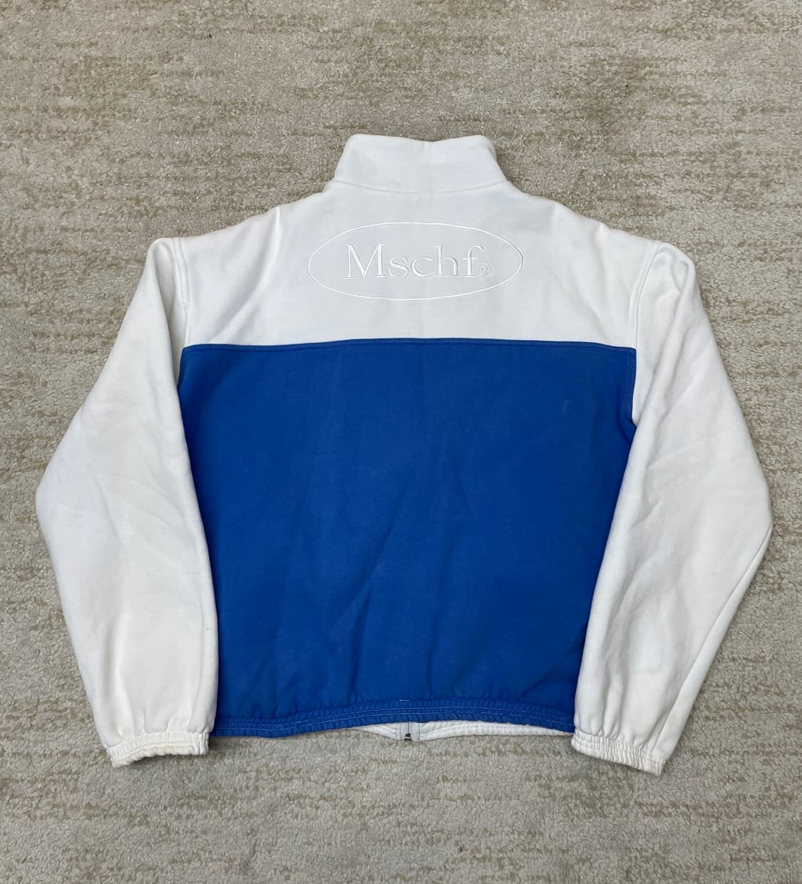 (Free) 미스치프 오발 로고 트랙 집업 코튼 자켓 상품이미지3