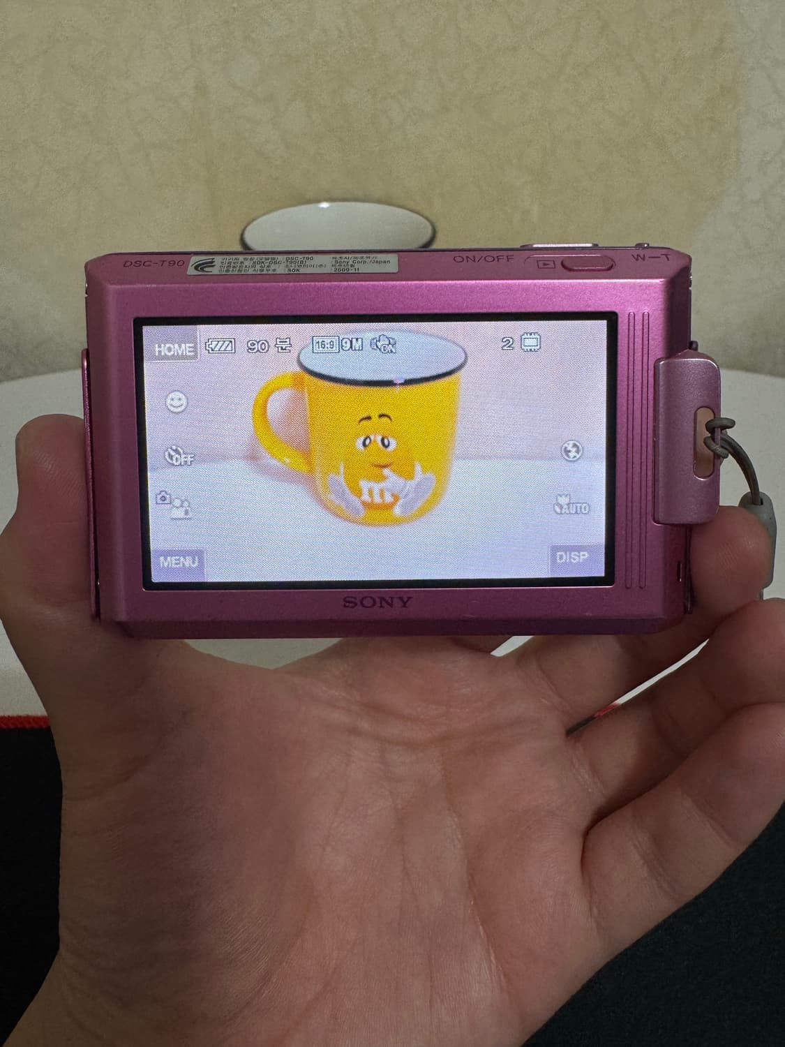 소니 사이버샷  DSC-T90 핑크디카 상품이미지2