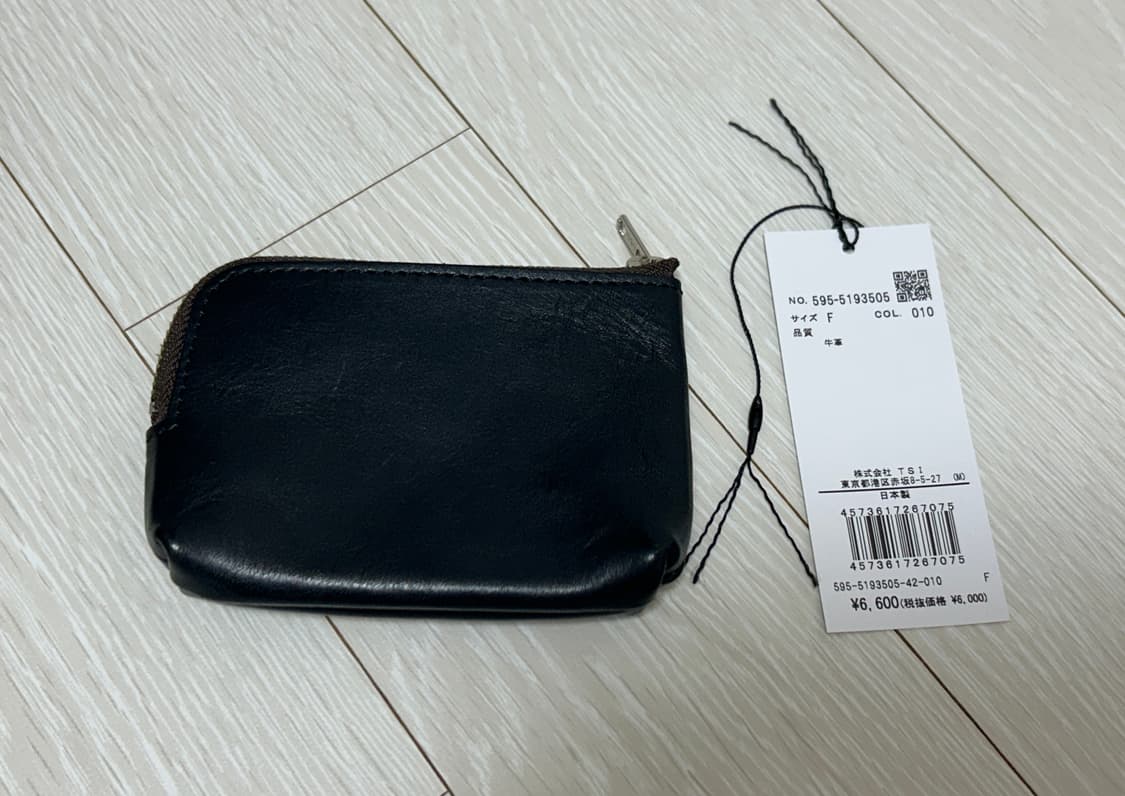 마가렛호웰 MHL 베이직 레더 카드 지갑 블랙 25SS 상품이미지2