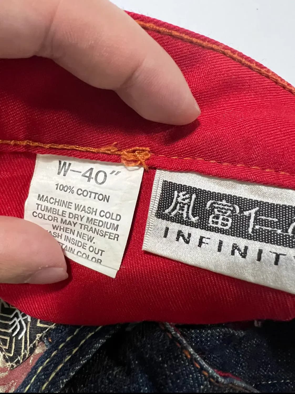 INFINIT 인피니티 용자수 오리엔탈 하프 데님팬츠 상품이미지5