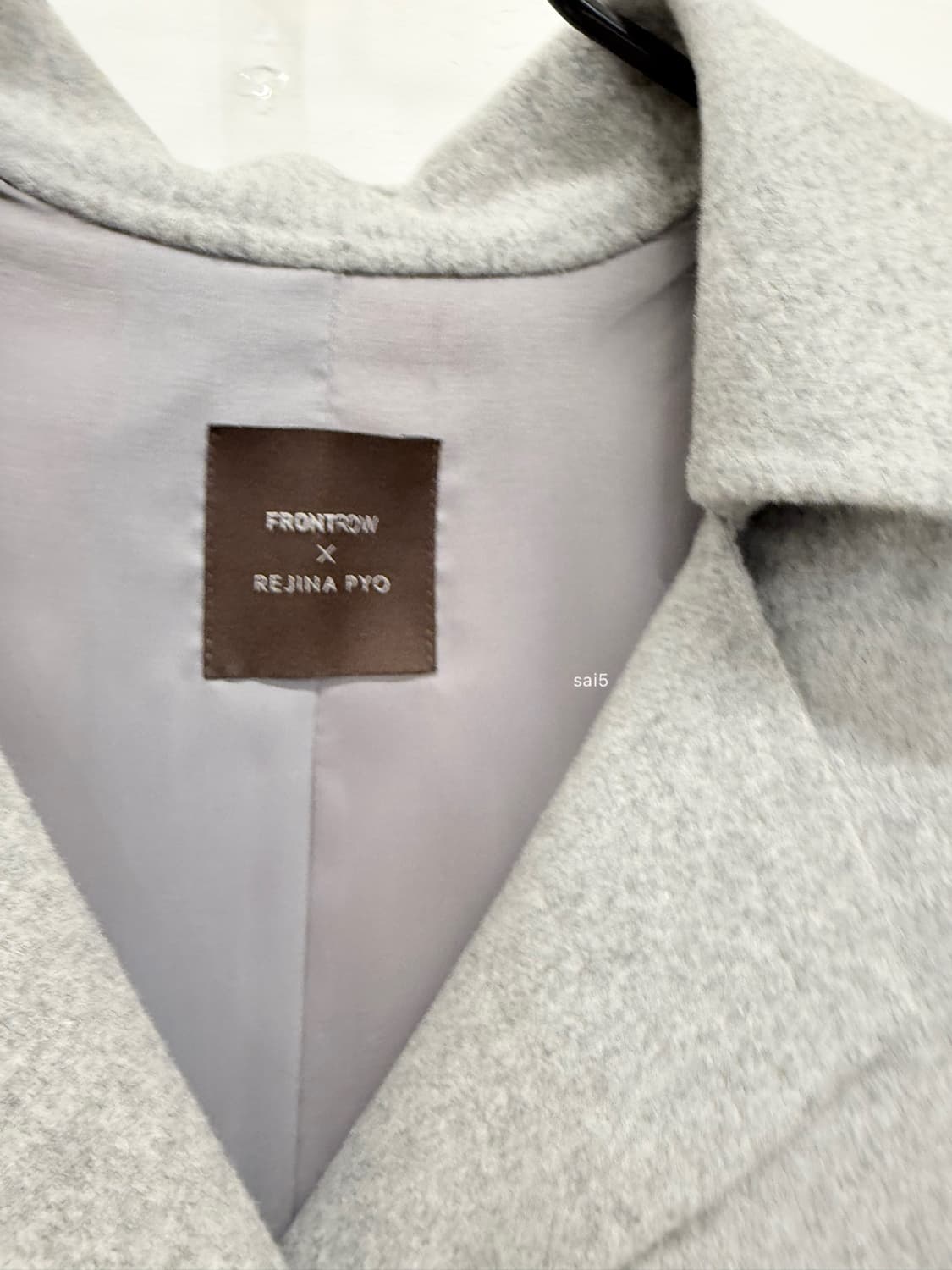 프론트로우 퓨어울100% 핸드메이드코트 상품이미지3