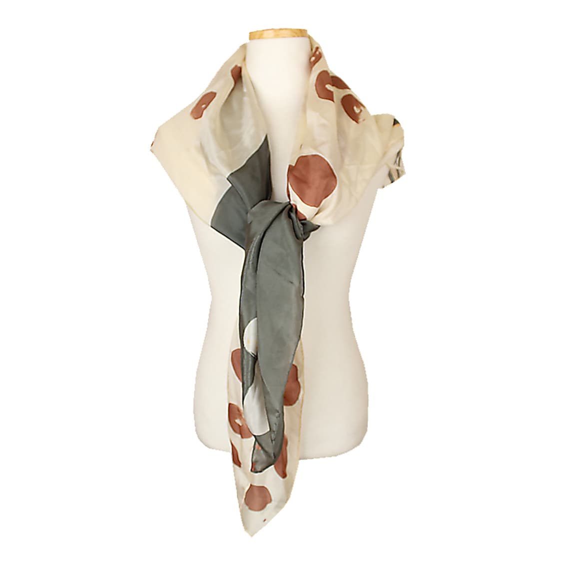 이세이 멀티 로고패턴 실크 빅스카프 상품이미지1