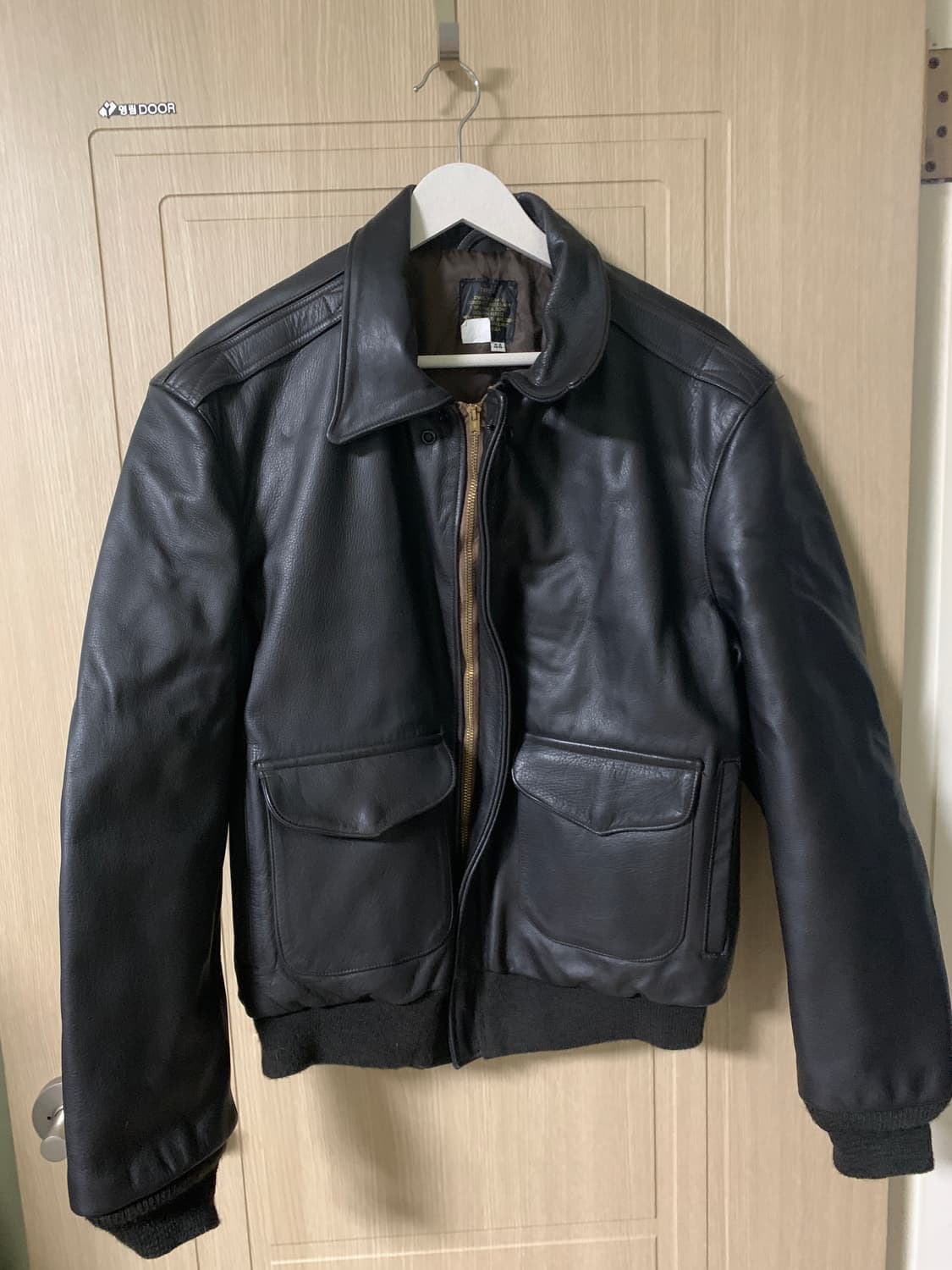 spiewak a-2 레더 자켓 봄버 염소가죽 고트스킨 made usa 상품이미지7