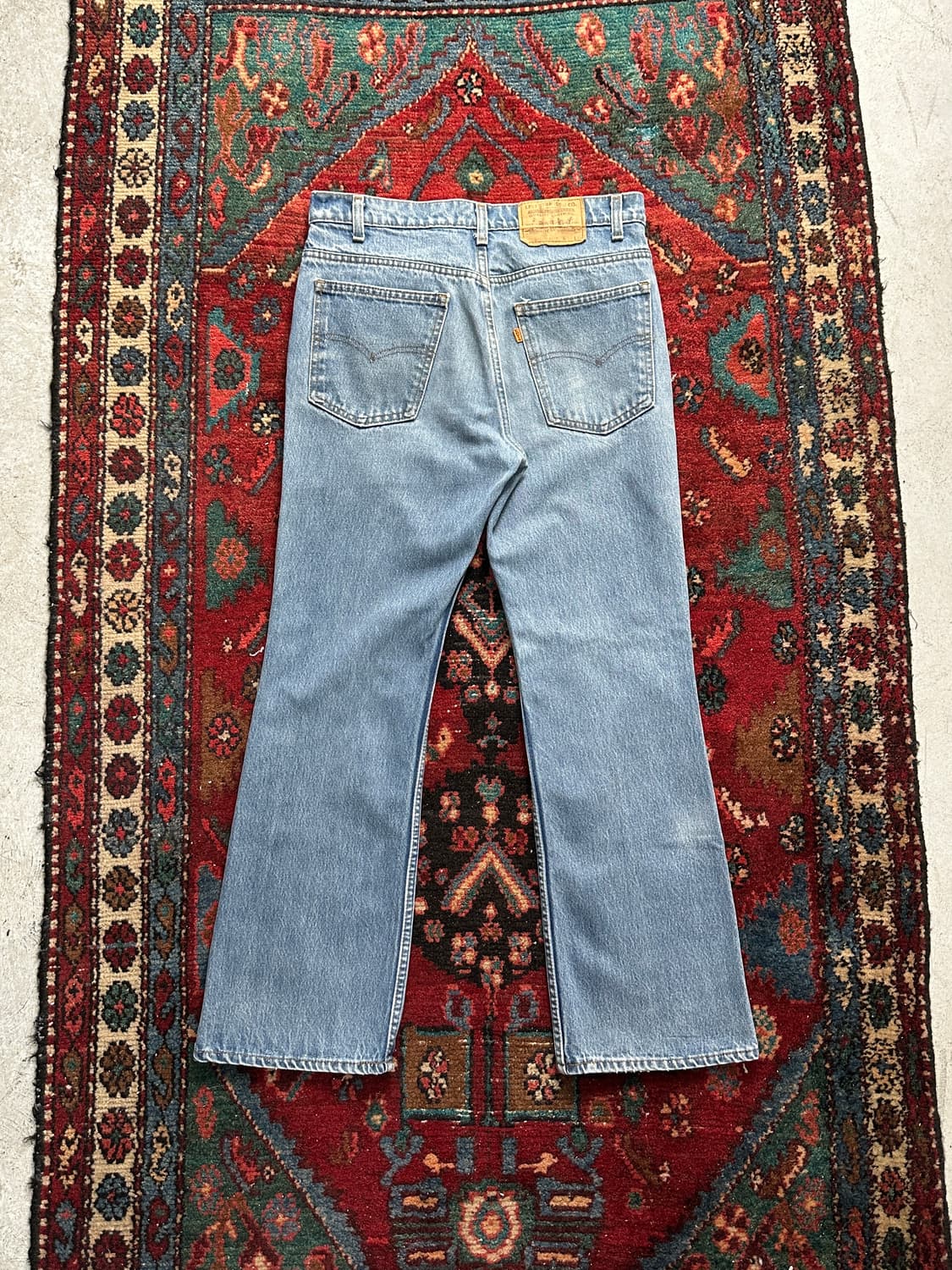 80’s USA Made 빈티지 리바이스 517 부츠컷 오렌지탭 상품이미지4