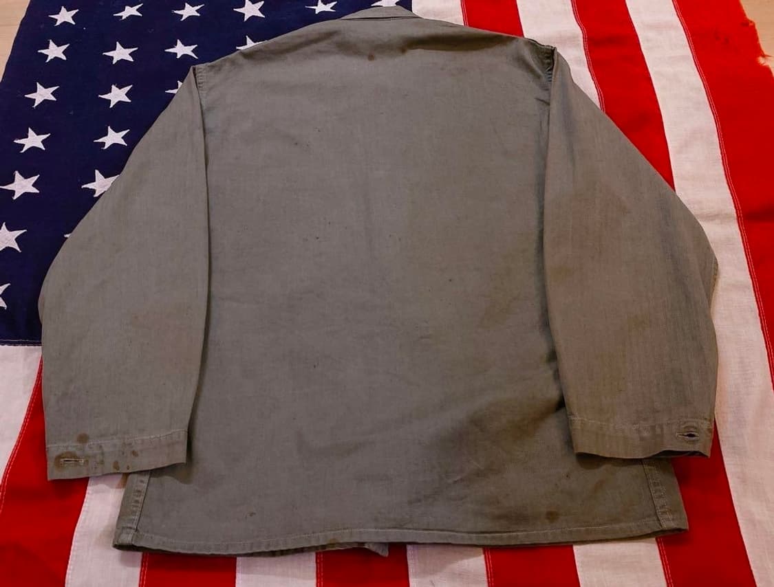 빈티지 밀리터리 자켓 1940’s WWII USMC P-41 HBT 재킷 상품이미지2