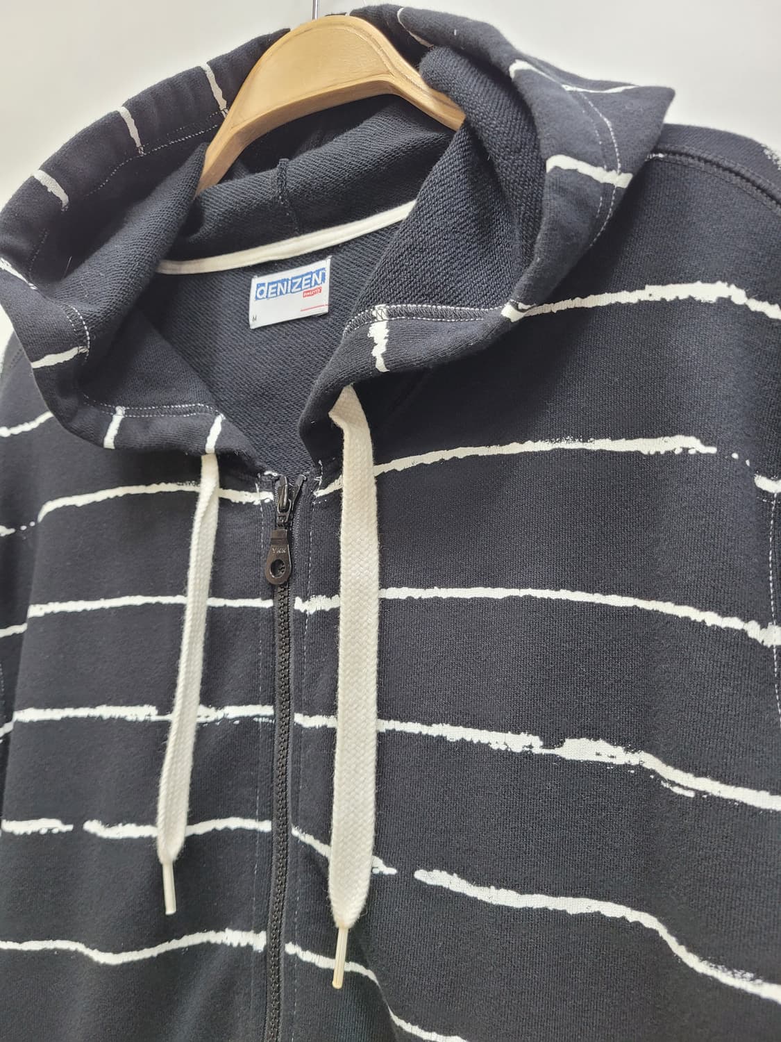 LEVI'S 데니즌 프린팅 스트라이프 후드 집업 / 남 M 상품이미지3