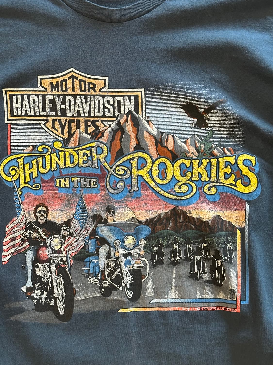 80s 할리데이비슨 'Thunder in the Rockies'  XL 상품이미지2