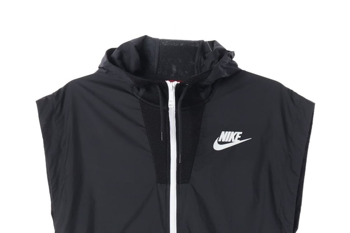 나이키 우먼스 우븐 후드 집업 베스트 블랙 M 상품이미지3