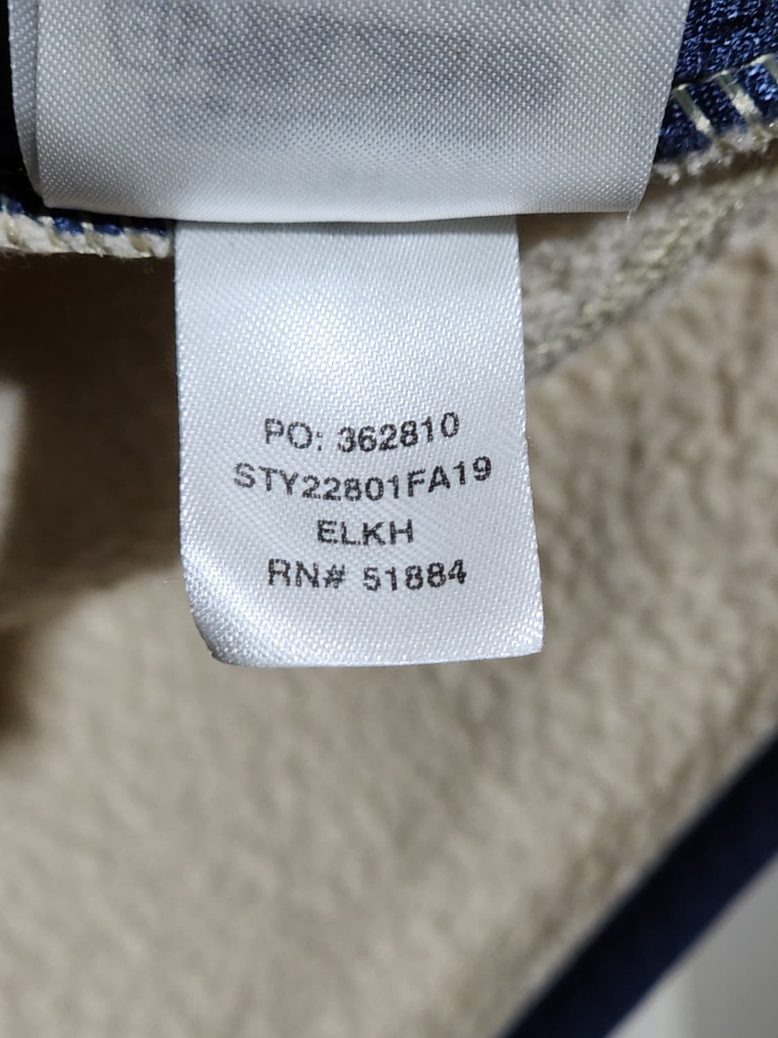 (S) 파타고니아 플리스 점퍼 베이지 뽀글이 후리스 자켓  상품이미지6