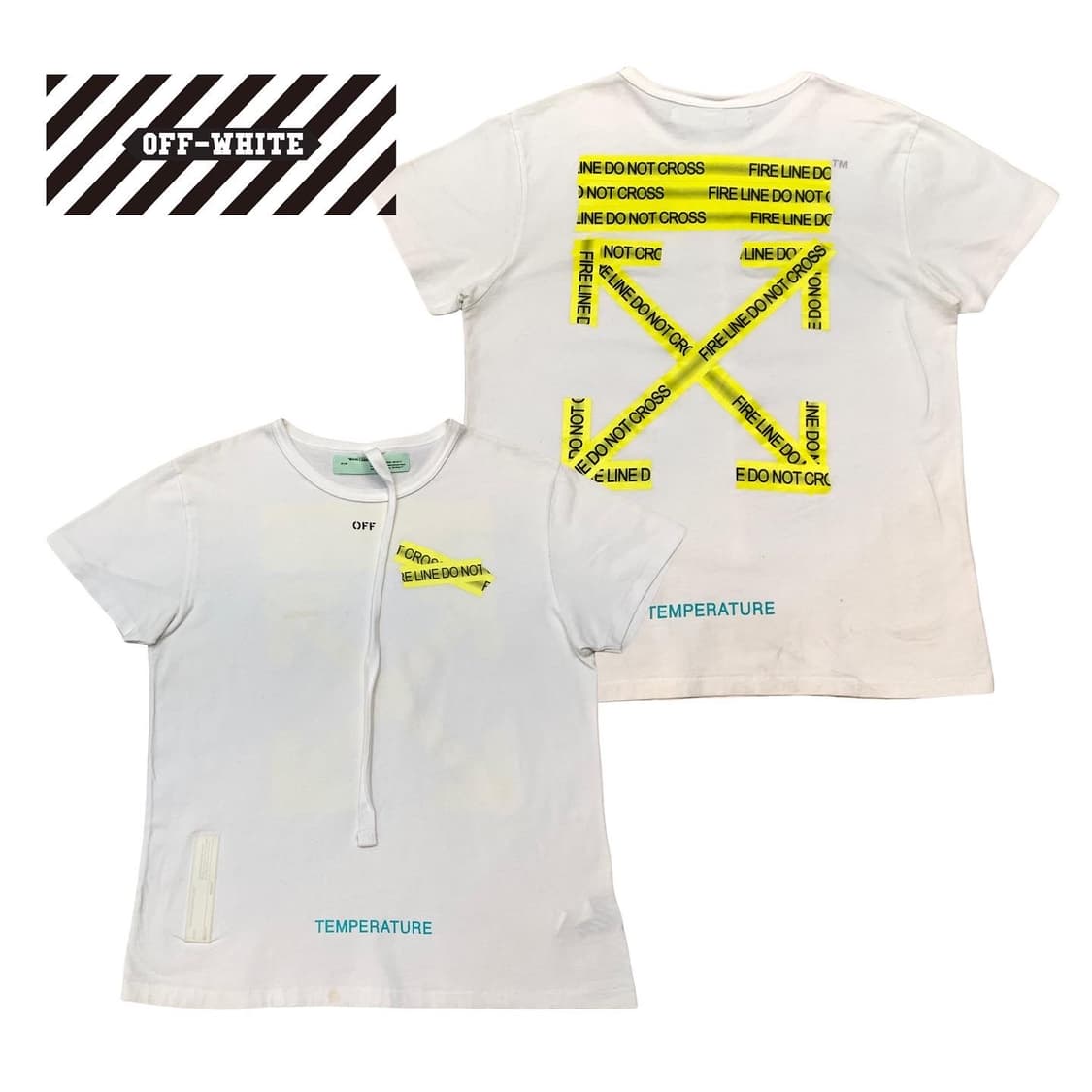 18ss 오프화이트 에로우 반팔티 상품이미지1