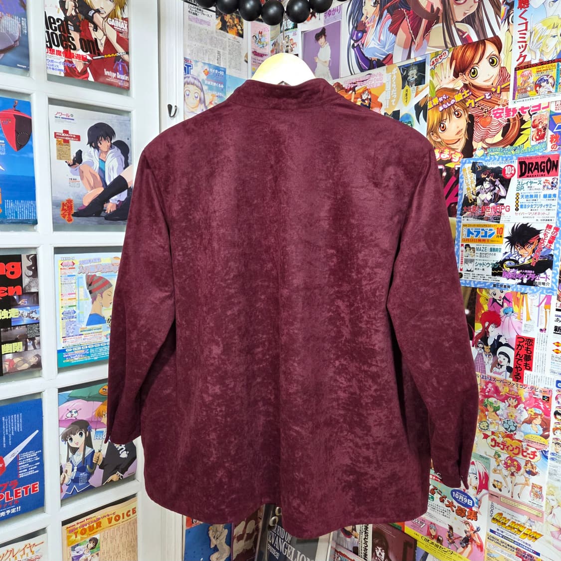 JPN 버건디 스웨이드 야상 자켓 상품이미지5