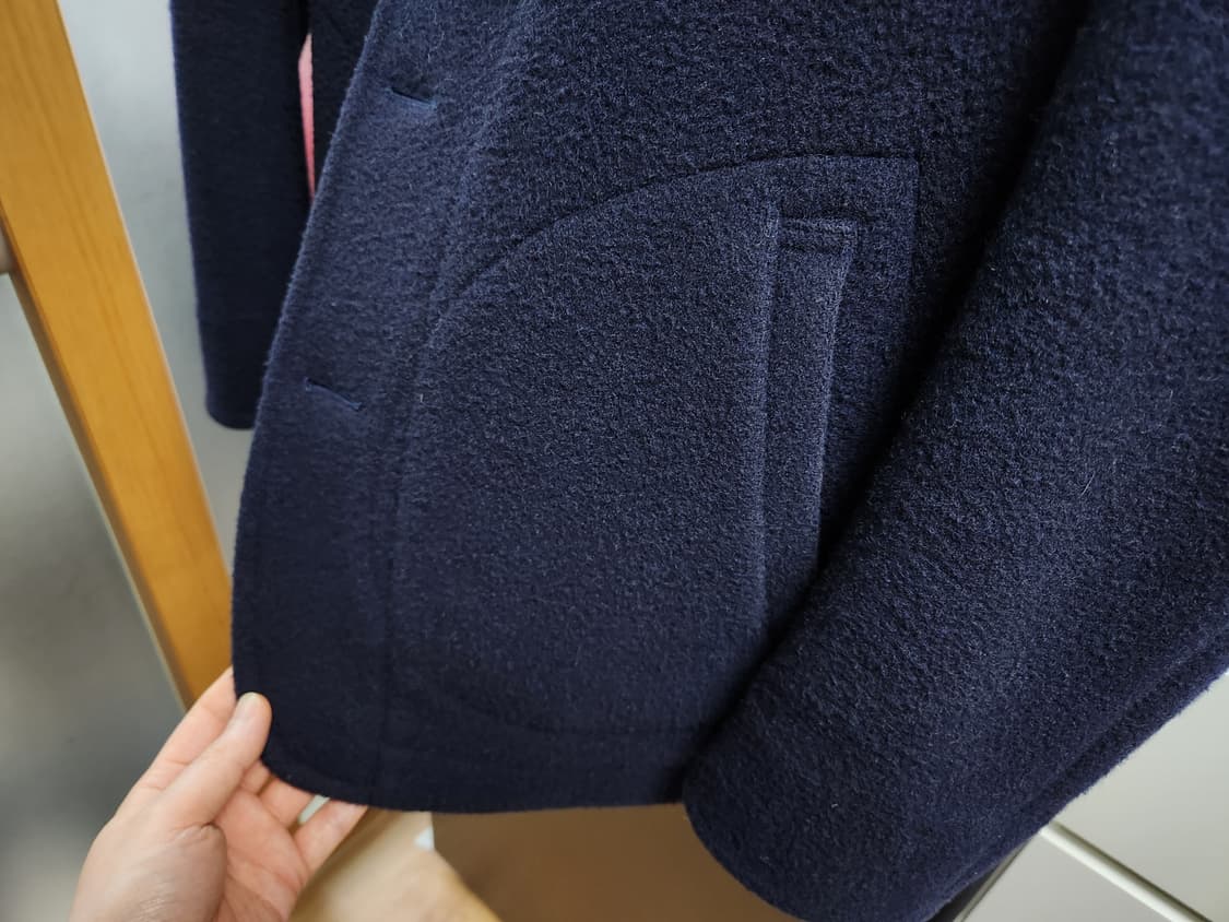 단톤 울파일 라운드카라 자켓 42 상품이미지9