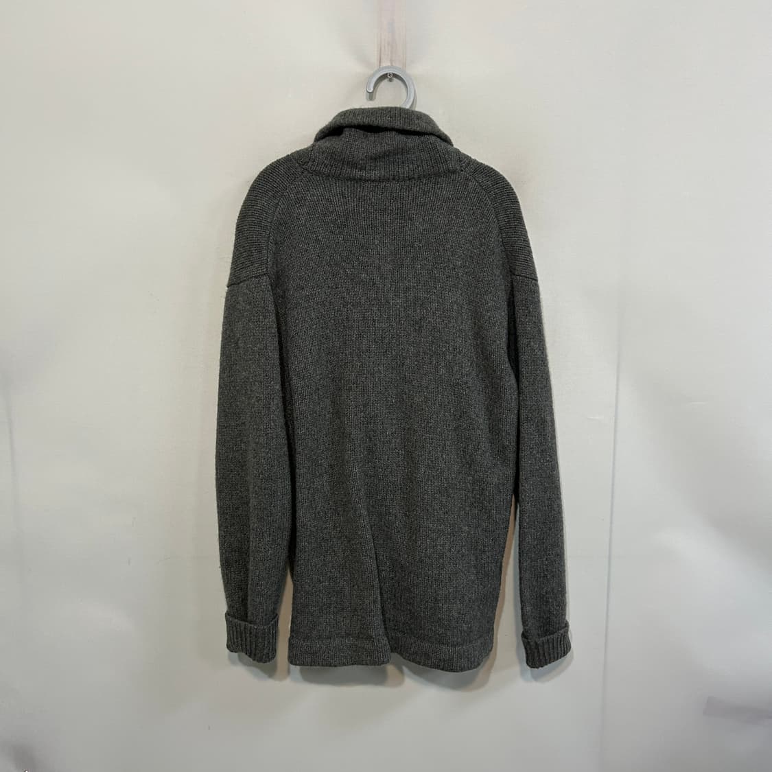 90s 폴로 랄프로렌 숄카라 가디건 100 그레이 상품이미지3