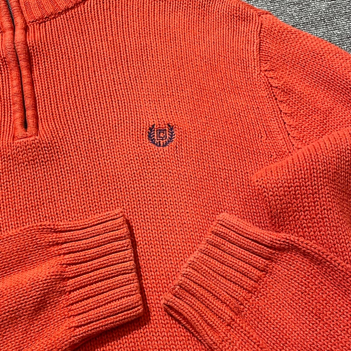 (M) CHAPS 챕스 반집업 니트 상품이미지6