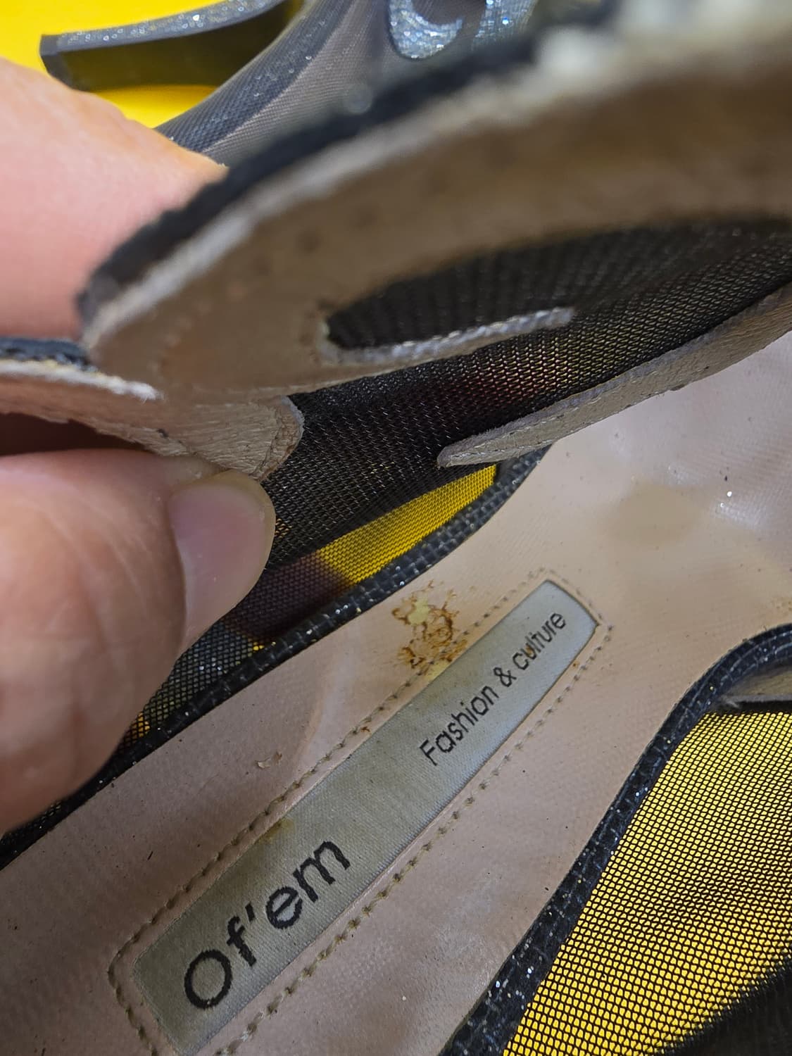 오브엠 메쉬 앵클힐 (235) 상품이미지6