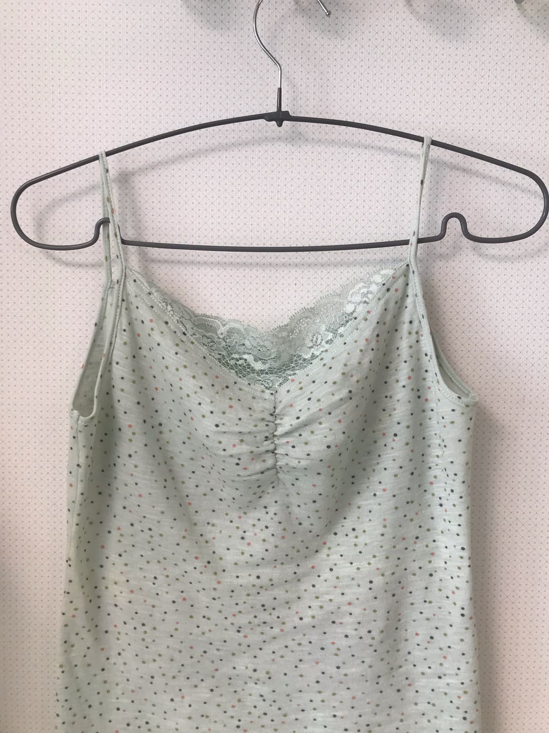 별패턴 민트 노랑 하구미 모리걸 레이스 샤스커트 코디세트 상품이미지4