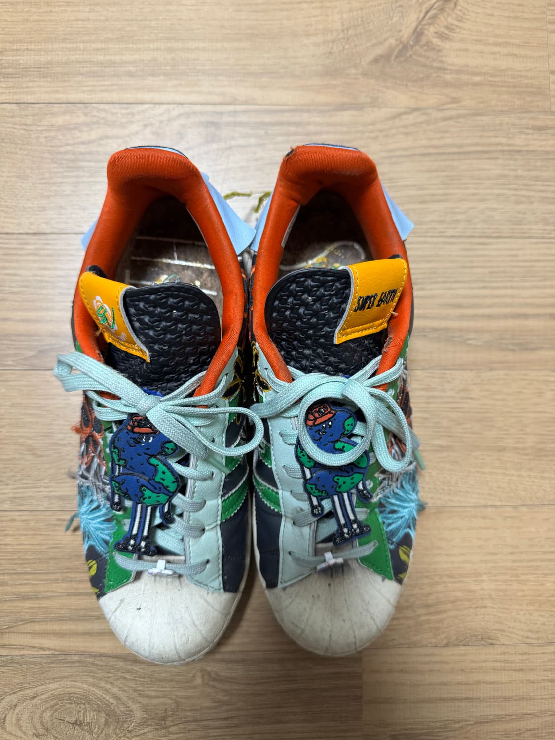 아디다스 X 션 우더스푼 슈퍼스타 블랙 265 상품이미지2